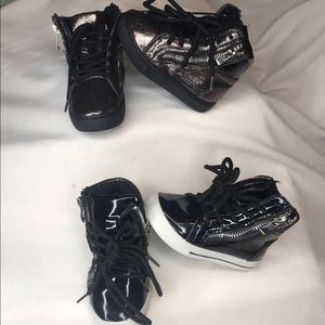 Girls toddler fashion sneakers Sz 5